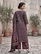 Blue Printed Straight Kurta Set With Dupatta for Women
