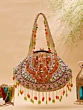 Women Wedding  Multicolor Beaded Bridal potli Bag