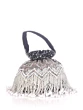 Black Bridal Long Tassels Pearl Luxury Potli Bag
