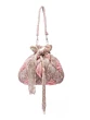 Peach Embellish Work Designer Bridal Potli bag