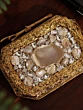 Stone Embellish Luxury Clutch