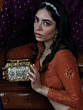 Stone Embellish Luxury Clutch