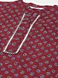 Women Floral Print Viscose Rayon Straight Kurta  (Maroon)