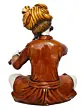 Polyresin Rajasthani Musician Men Statue Playing Flute Human Figurines Home Decor Showpiece