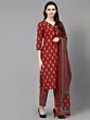 Anarkali Salwar Kameez, Women Cotton Readymade 3 Piece Suit ,Plus Size Kurta Sets