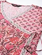 Women Floral Print Pure Cotton A-line Kurta  (Pink)