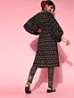 Black Patola Print Kurta With Pant