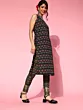 Black Patola Print Kurta With Pant