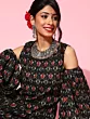 Black Patola Print Kurta With Pant