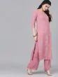 Mauve And Gold Straight Kurta