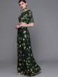 Green & Golden Printed Lehenga Choli