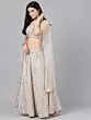 Cream Lehenga With Cape Dupatta