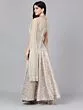 Cream Lehenga With Cape Dupatta