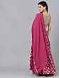 Magenta & Gold Lehanga Choli And Dupatta With Ruffled