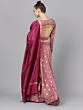 Mauve Foil Print Lehenga Choli With Banarasi Dupatta