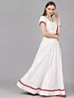 White Lurex Design Lehenga Blouse With Dupatta