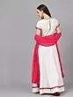 White Lurex Design Lehenga Blouse With Dupatta