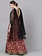 Rust Floral Lehenga Choli