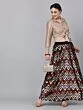 Multicolored Embellished Lehenga With Blouse