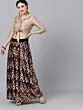 Multicolored Embellished Lehenga With Blouse