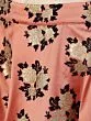Rose Gold & Black Flock Design Lehenga Choli With Net Dupatta