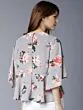 Women Grey Printed Peplum Top