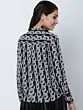 Women Black Printed Top