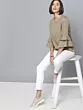 Women Taupe Printed Top