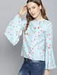 Women Blue Printed Top