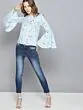 Women Blue Printed Top