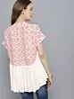 Women White Printed Empire Top