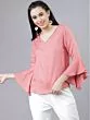 Women Pink Solid Top