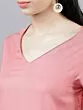 Women Pink Solid Top