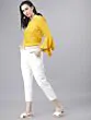 Women Mustard Solid Top