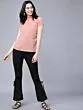 Women Pink Solid A-Line Top