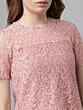 Women Peach-Coloured Self Design Top