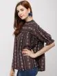 Women Brown Printed Top