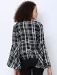 Women Black Checked Top