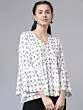 Women White Printed A-Line Top