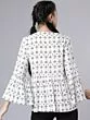 Women White Printed A-Line Top