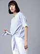 Women Blue & White Striped Top