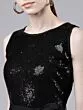 Hot Black Stylish Sequence Party Wear Dress