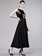 Hot Black Stylish Sequence Party Wear Dress
