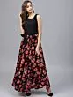 Black Sleeveless designer long dress