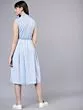 Blue Mini Dress with waist belt