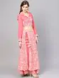 Pink Hawa Mahal Printed Lehenga With Blouse