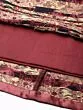 Maroon Self Designed Lehenga Choli With Dupatta