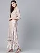 White Kurta Palazzo Set With Dupatta
