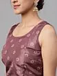 Coffee Brown & Peach Digital Print Zari Work Lehenga Choli With Net Dupatta