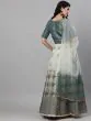  Green Digital Print Zari Work Lehenga Choli With Net Dupatta